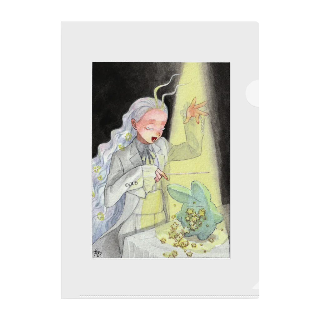 suwamiSHOP SUZURIのすわみ絵画「罰」2024 Clear File Folder