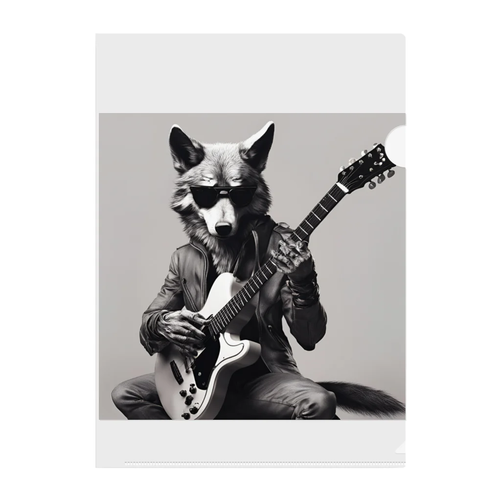 Joe8のTHE WOLF Guitarist クリアファイル