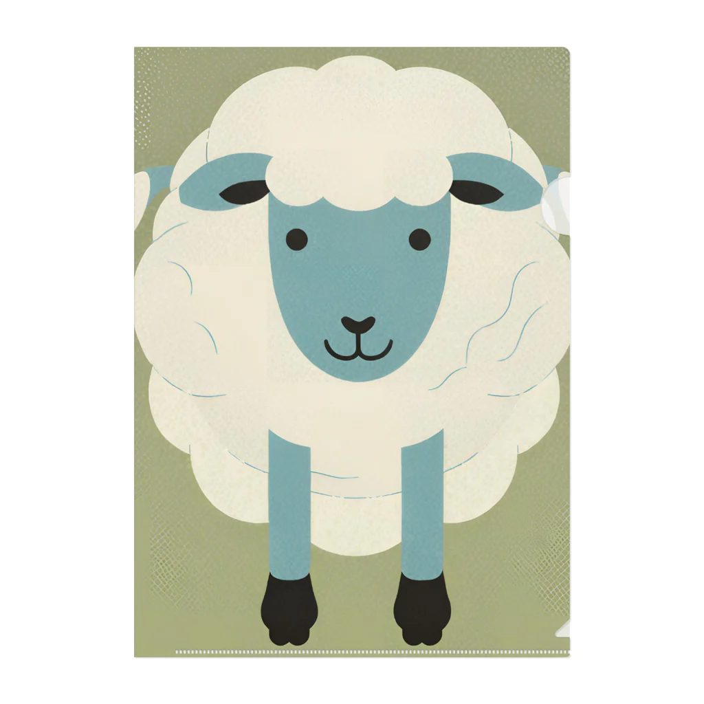 AIMAISの羊 クリアファイル