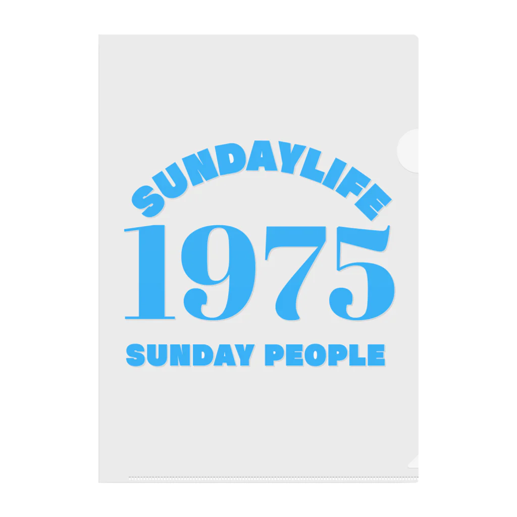 SUNDAY LIFEのSUNDAYLIFE1975 Clear File Folder