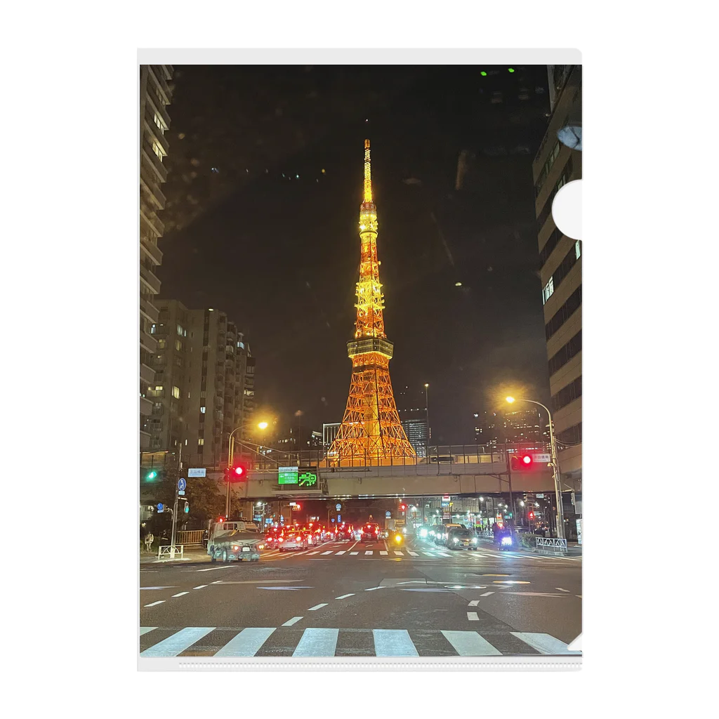 JohnDo Shopの東京タワー Clear File Folder