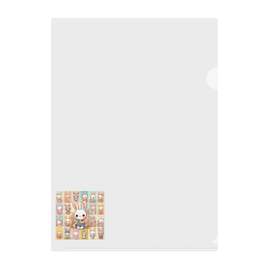 Itgetsbetterのかわいいウサギちゃん Clear File Folder