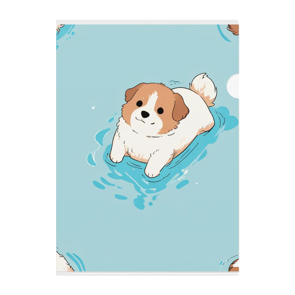 ganeshaのかわいい犬のバックグラウン Clear File Folder