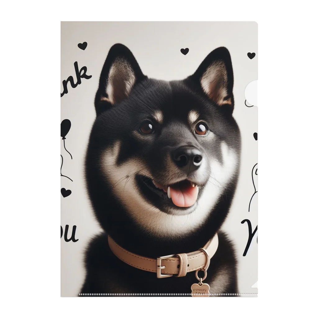 ANTARESの柴犬とありがとう Clear File Folder