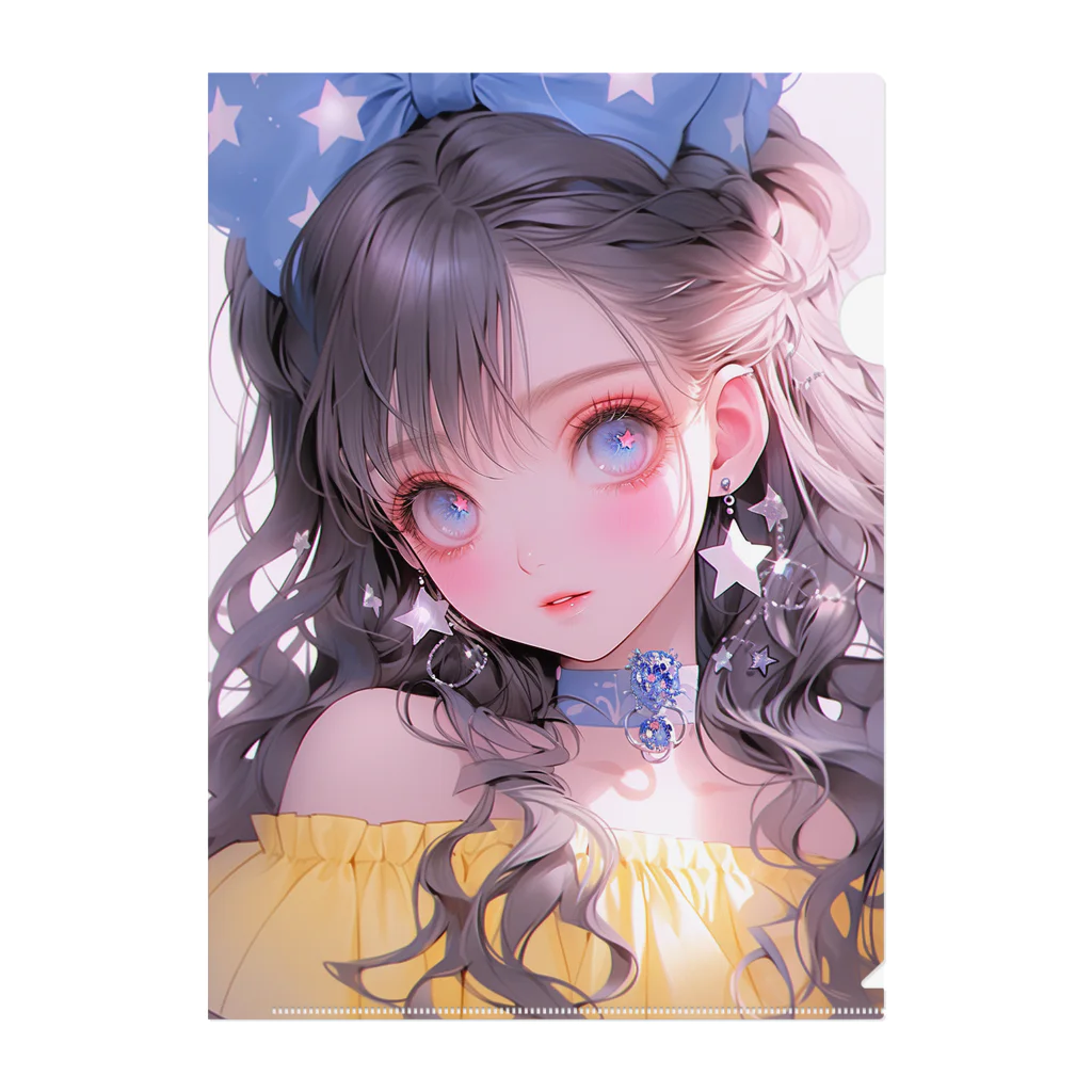 がーるずしょっぷのキラキラガール Clear File Folder