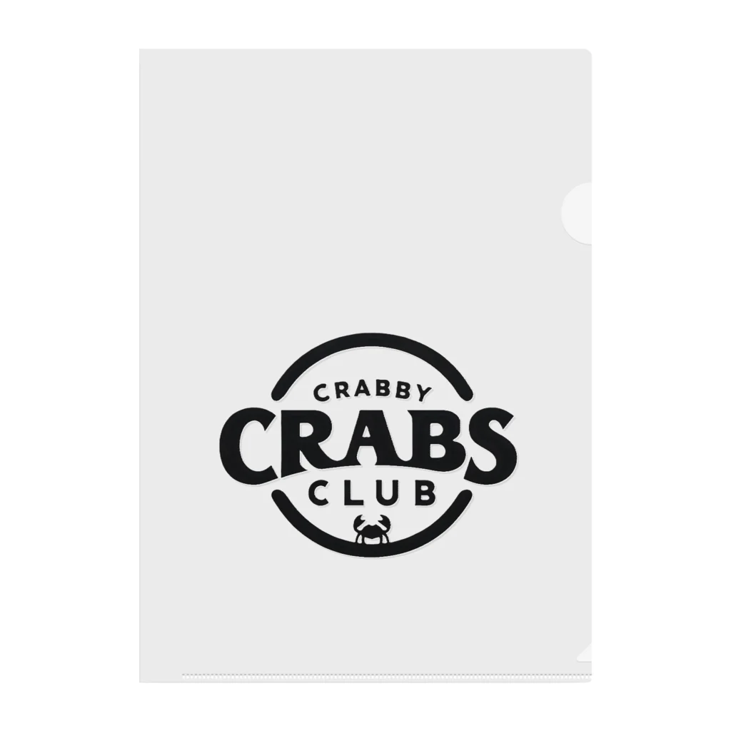 MatrixSphereのCRABBY CRABS CLUB シンプルロゴ クリアファイル