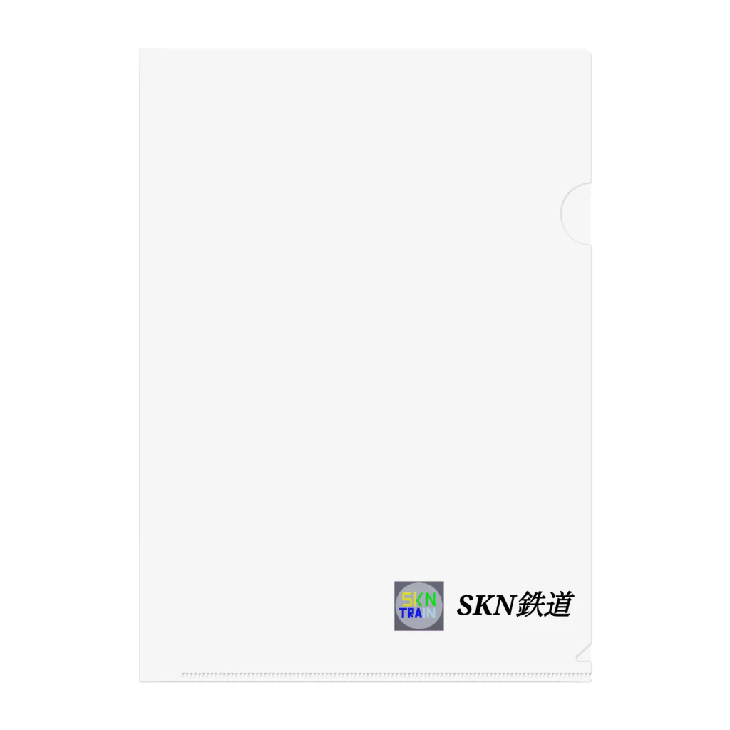 SKN鉄道グッズショップのSKN鉄道社名ファイル Clear File Folder