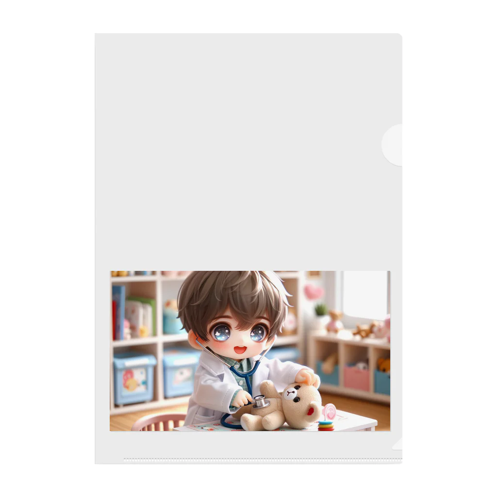 Bonmaru☆ぼんまるのいたいの飛んでいけ Clear File Folder