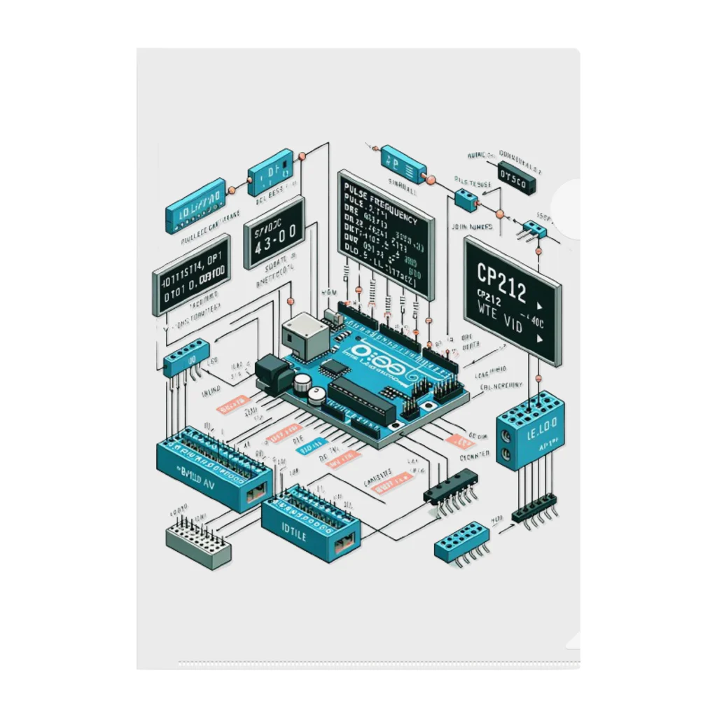 makotandaの電子工作 クリアファイル