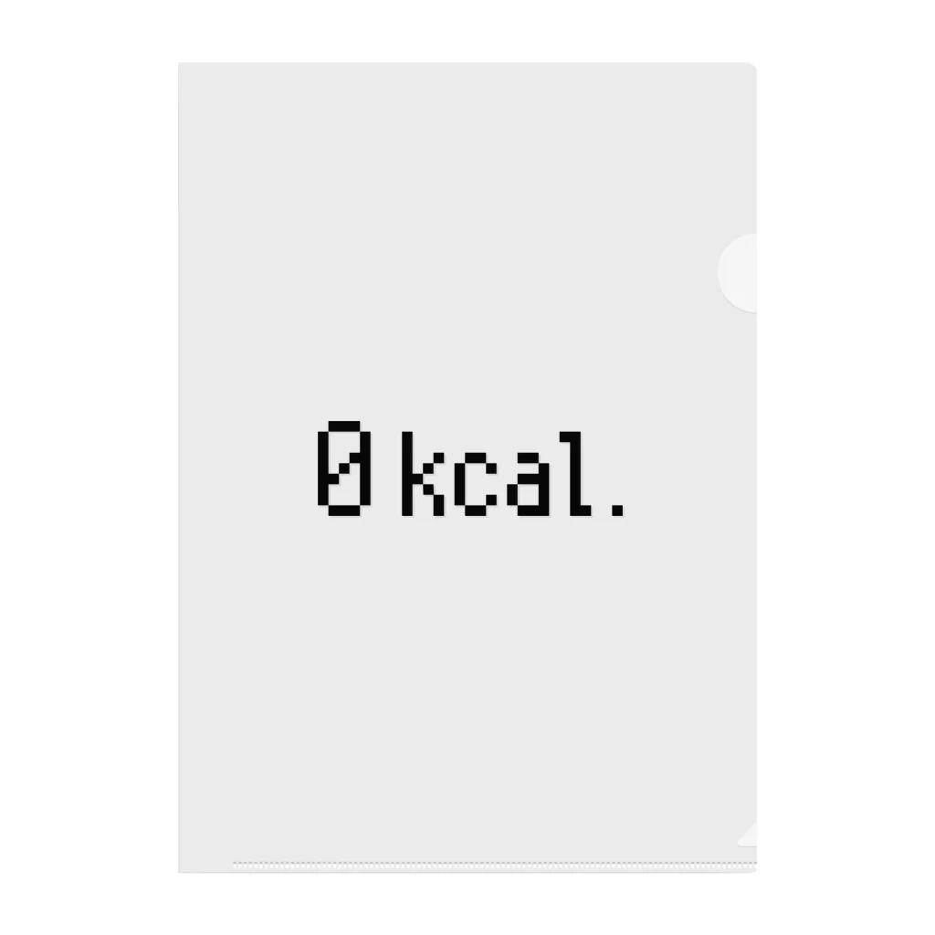 0kcal storeの0kcal - dot black Clear File Folder