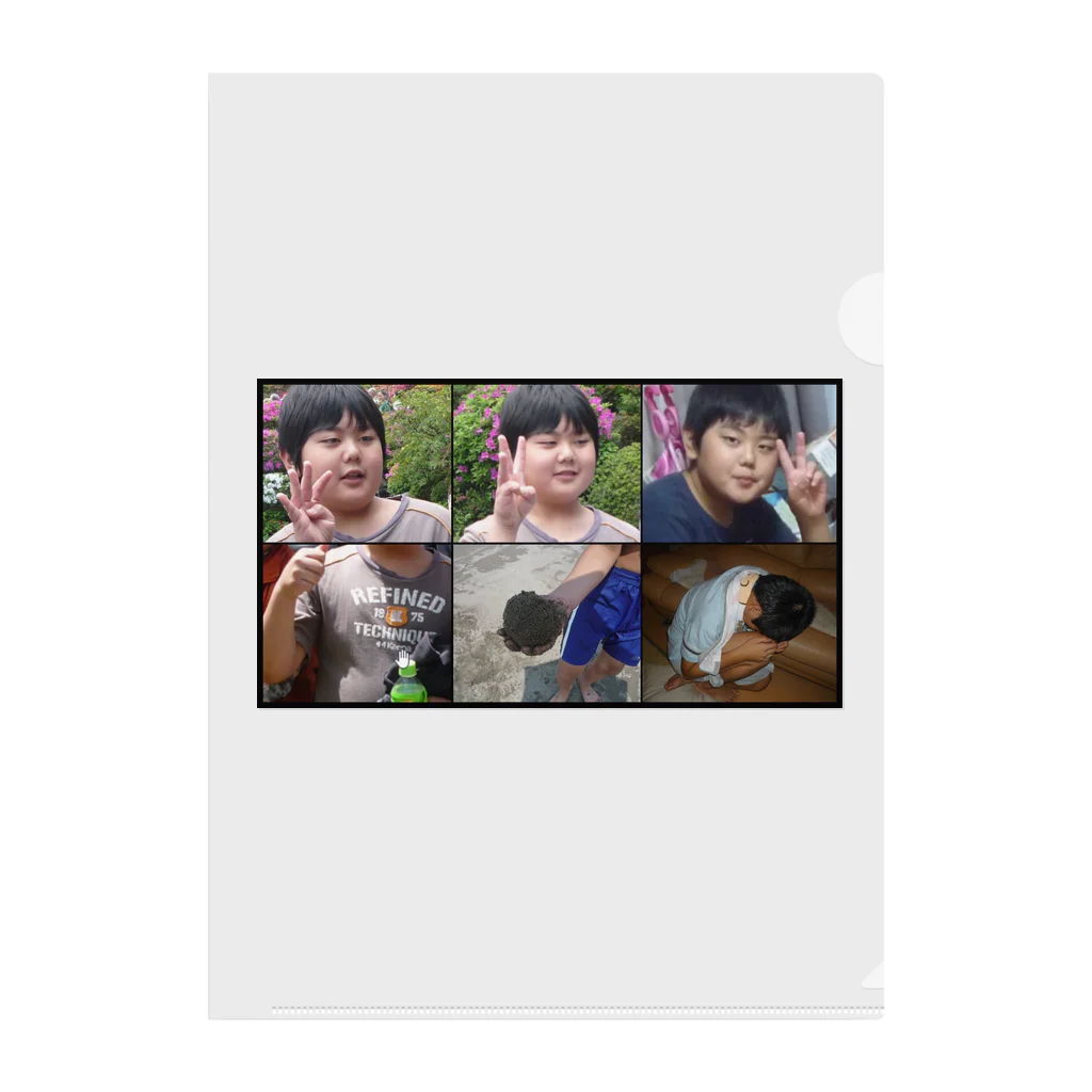 kurako123の4の宣告boy Clear File Folder