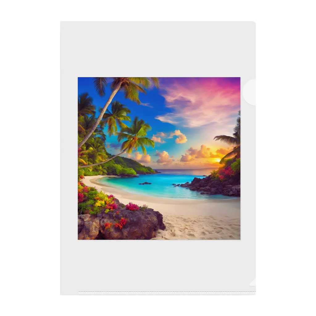 HOSHI-TANEKO🌠の🌊美しい海岸🏄✨ Clear File Folder