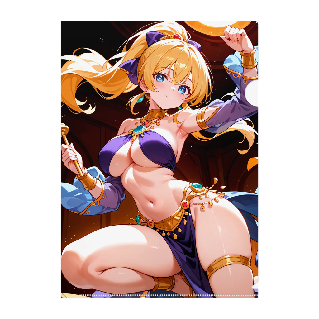 REALIVE(リアライブ)🎁公式の紫の踊り子タレイア 二次元タレイアシリーズNo.2 4-2-250204 Clear File Folder