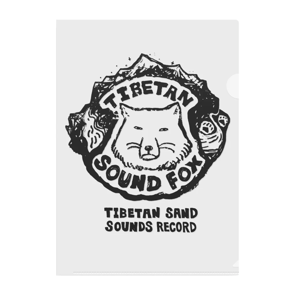 ムクのチベタン サンド サウンズ・レコード クリアファイル