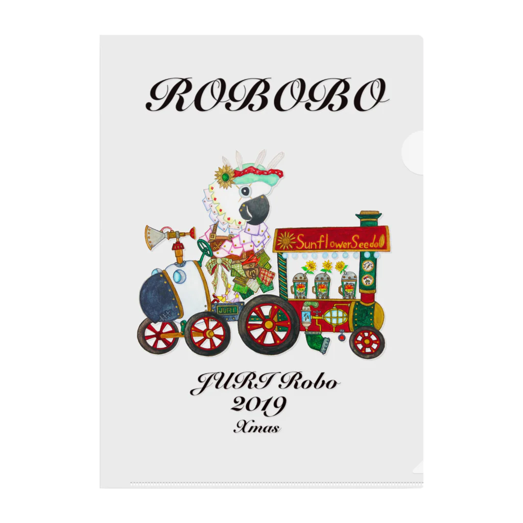 ねこぜや のROBOBO ジュリロボ Clear File Folder