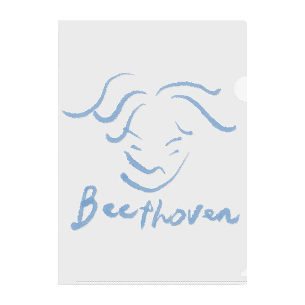 OSHIYOMANのベートーヴェン　Beethoven クリアファイル