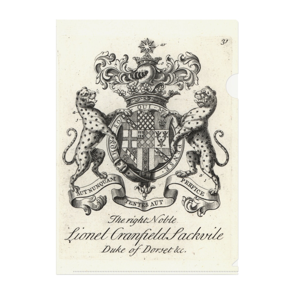 英国貴族の紋章 J Jeffery Print Gallery Jjeffery のクリアファイル通販 Suzuri スズリ