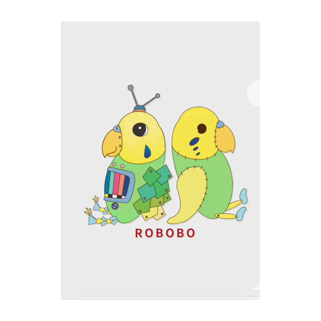 ねこぜや のROBOBO ユーチューバー Clear File Folder