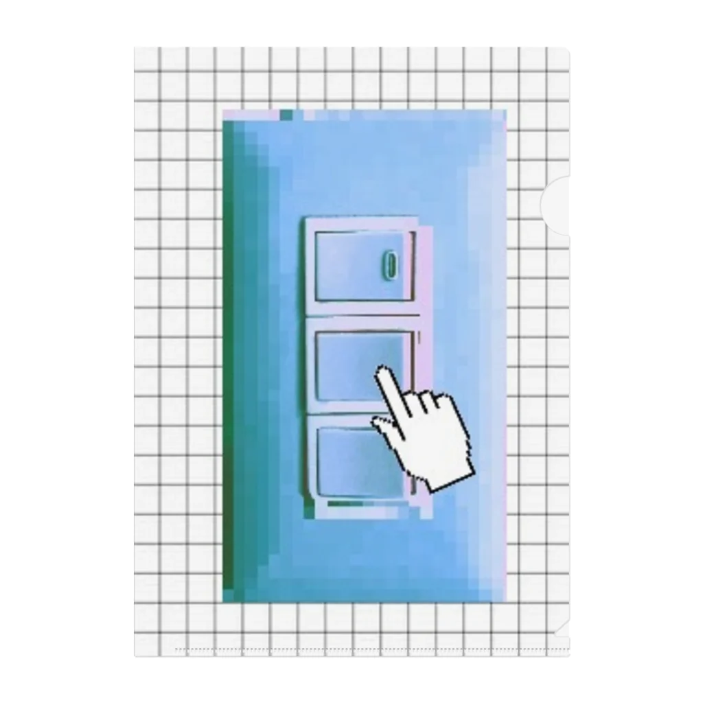 〰️➰わにゃ屋さん➰〰️のUpdated Blue Switch ver.2 Clear File Folder