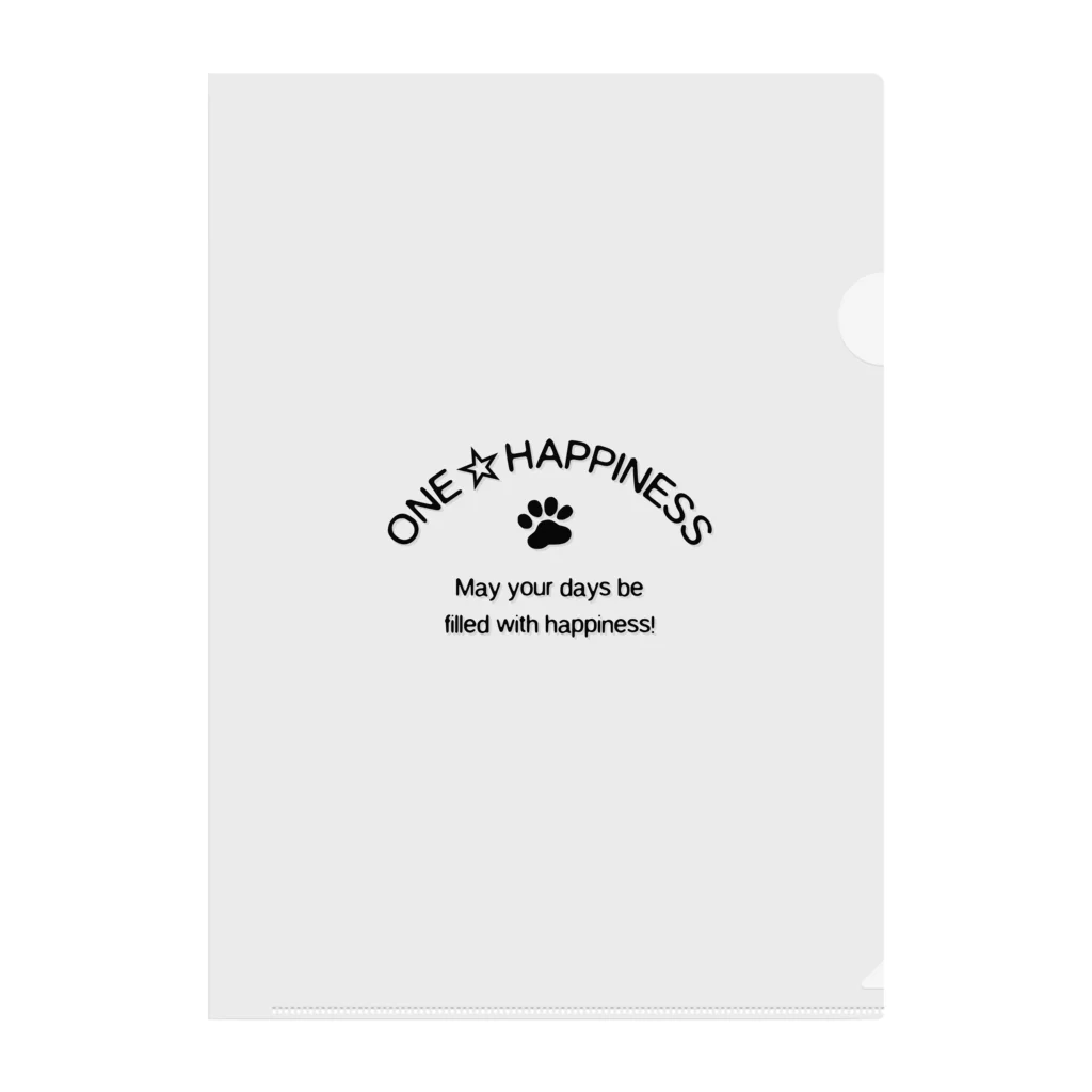 onehappinessのONE☆HAPPINESS Clear File Folder