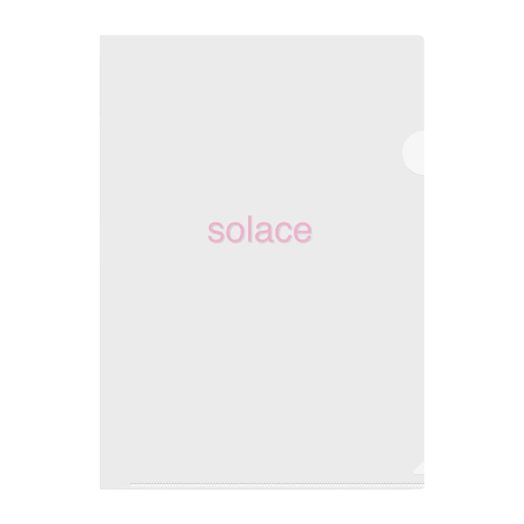 グリーンウィンドのsolace クリアファイル