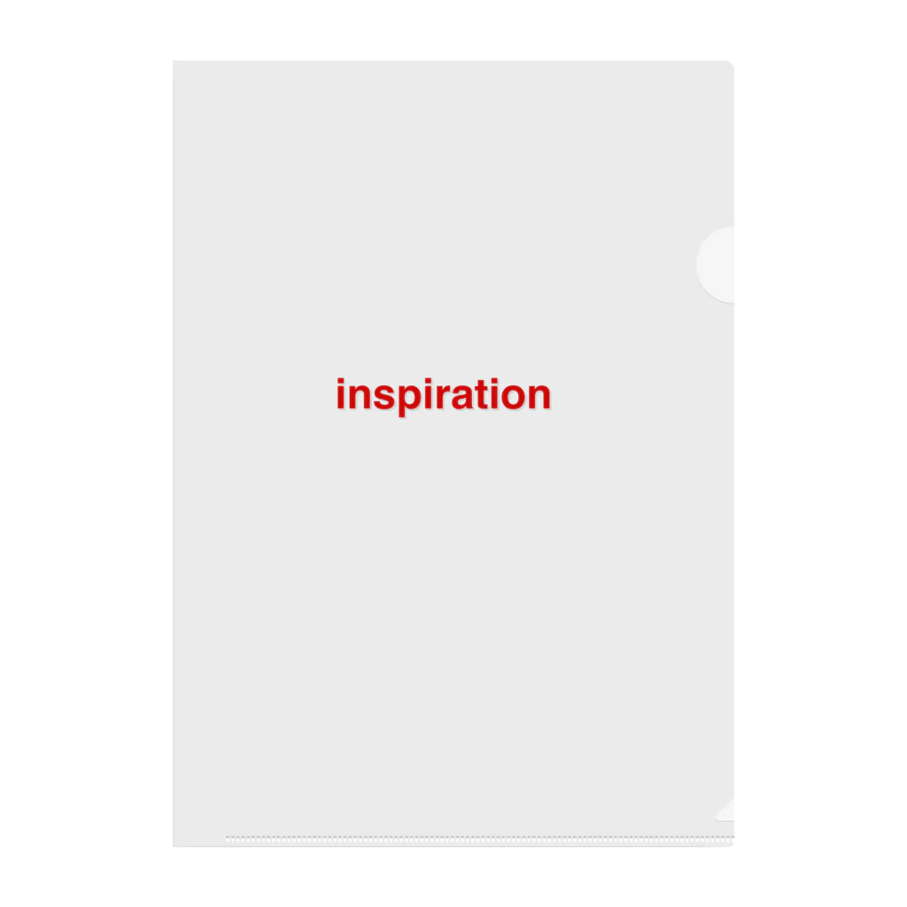 グリーンウィンドのinspiration Clear File Folder