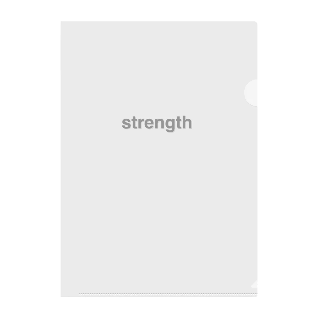 グリーンウィンドのstrength Clear File Folder