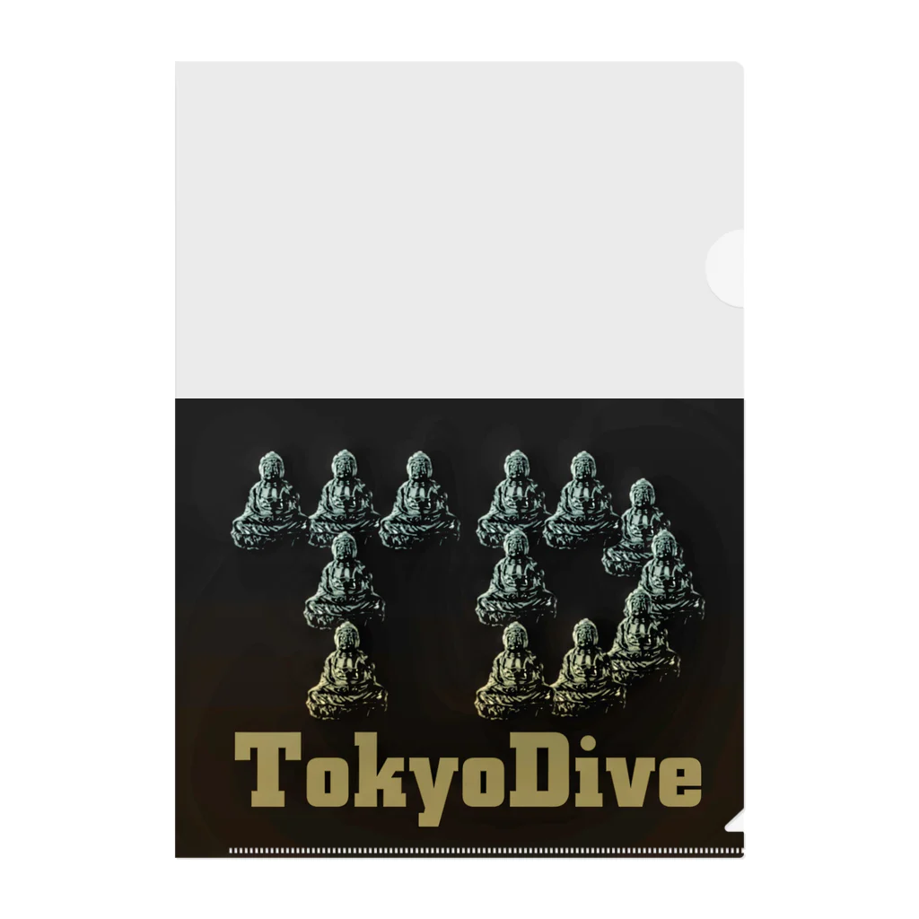 Tokyo Dive ⅡのTokyoDive2ブラックボックスロゴ Clear File Folder