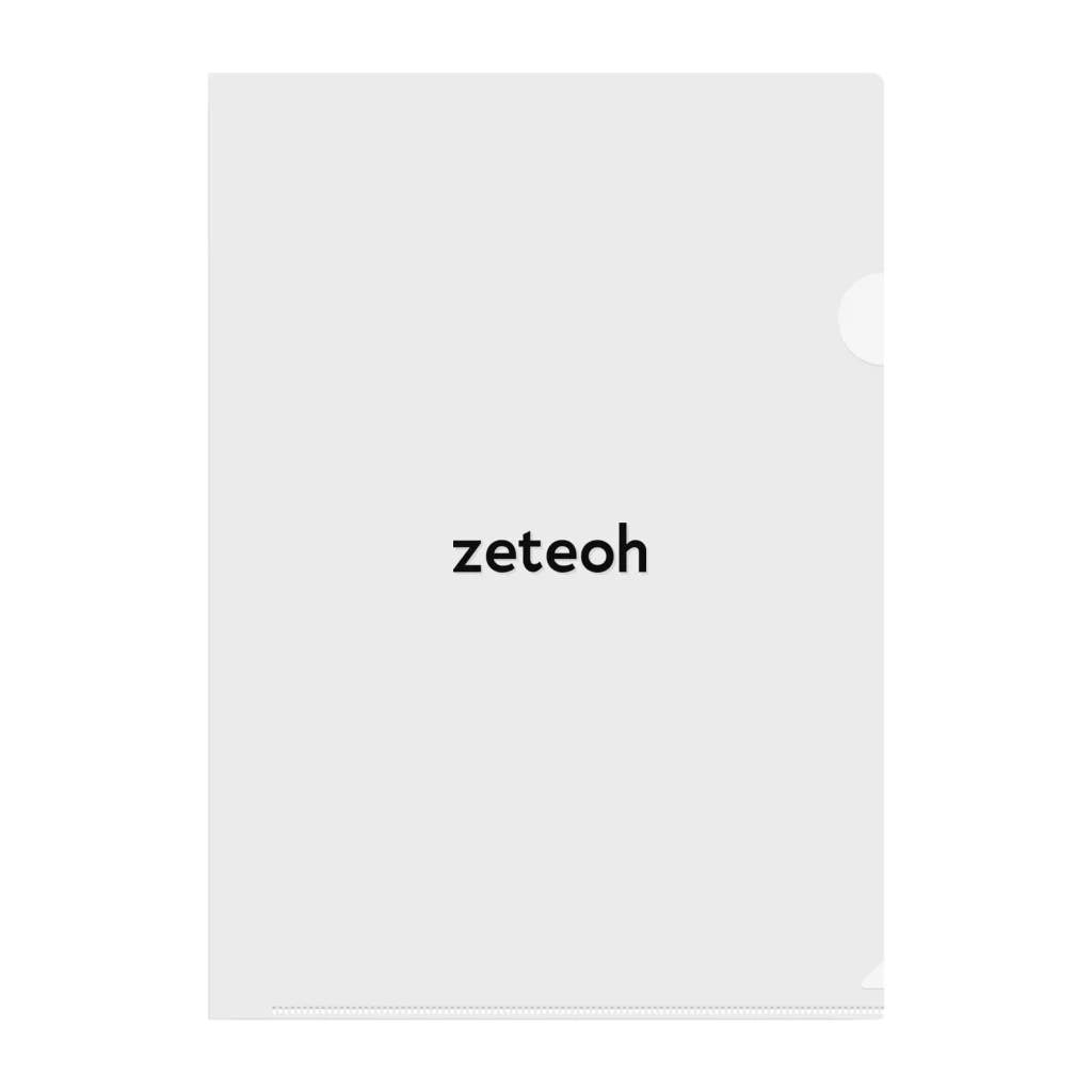 team_zのzeteoh T-shirt クリアファイル