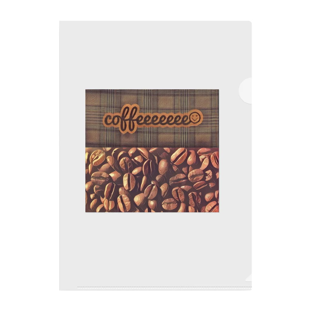 hitosaramonogatari＊shopのcoffeebeans クリアファイル