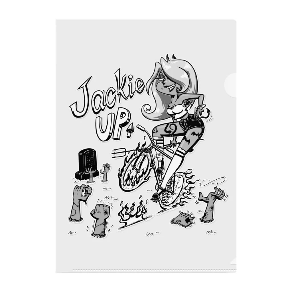 nidan-illustrationの“Jackie up” 2 クリアファイル