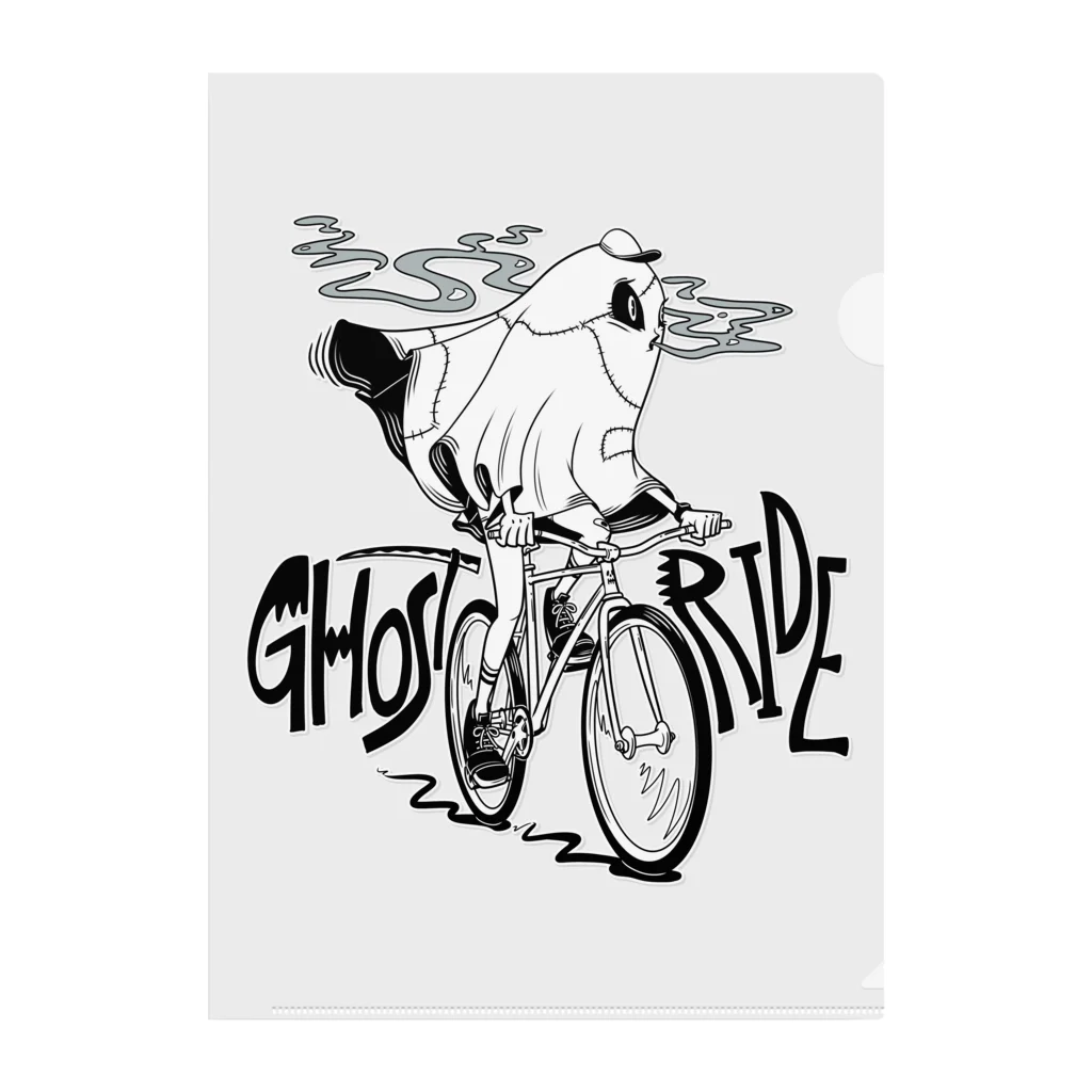 nidan-illustrationの"GHOST RIDE" クリアファイル