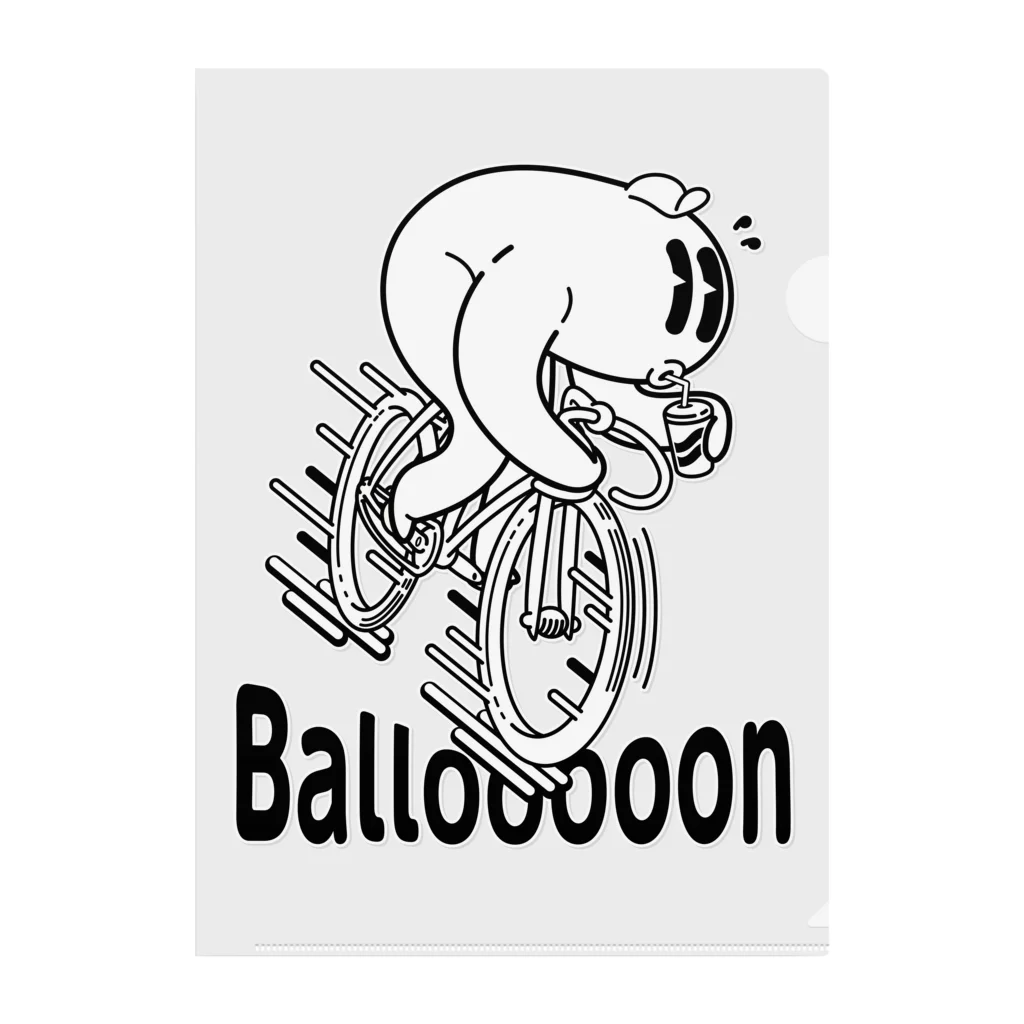 nidan-illustrationの"Ballooooon" #1 クリアファイル