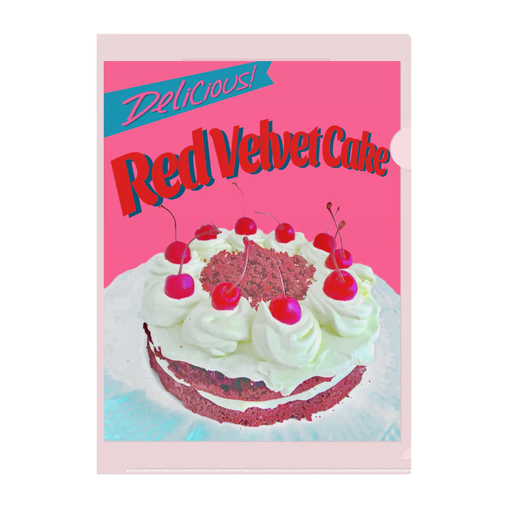 こんぺいとう倶楽部 by miaのRed Velvet Cake  Clear File Folder