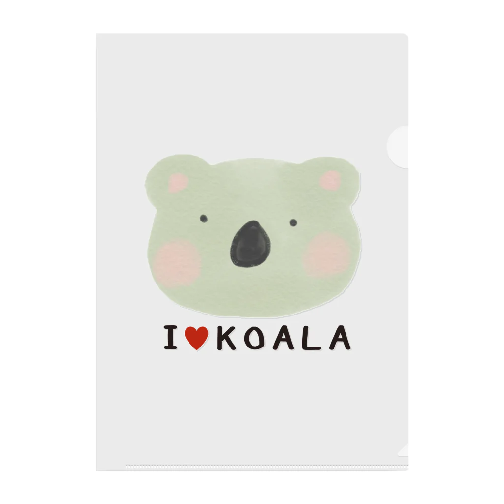 イラストレーター yasijunのＩはーとＫＯＡＬＡ Clear File Folder