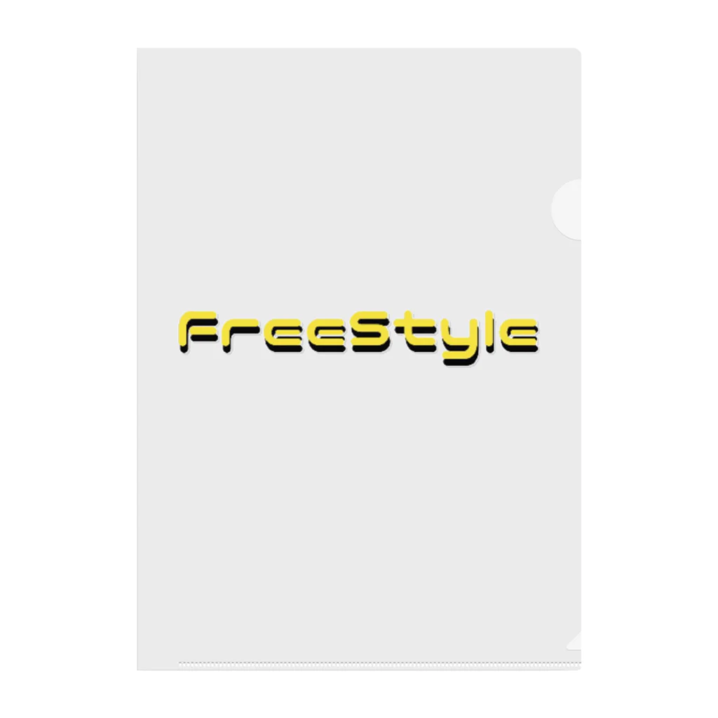 FreeStyleのFree Style ロゴ クリアファイル