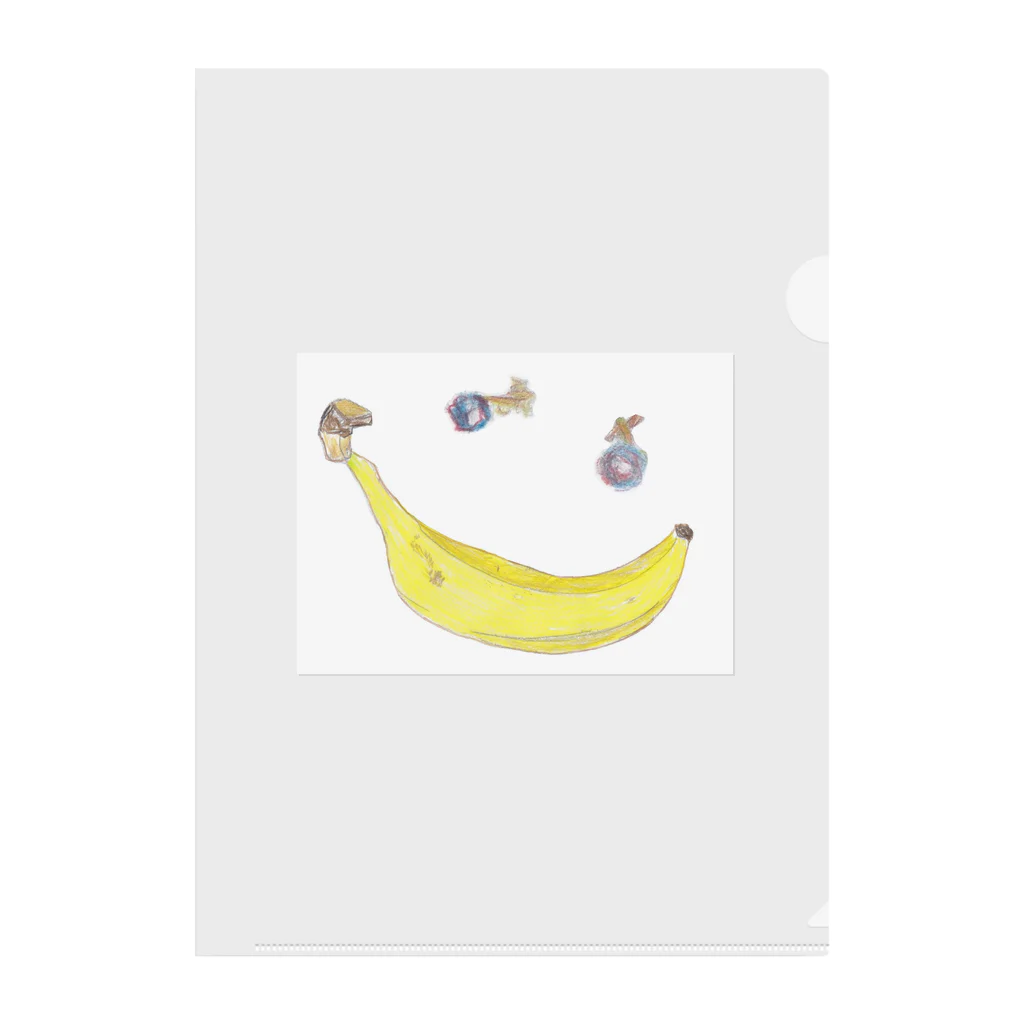 ホームタウンスター　Hometown Star のバナナスマイリー　Banana Smiley クリアファイル