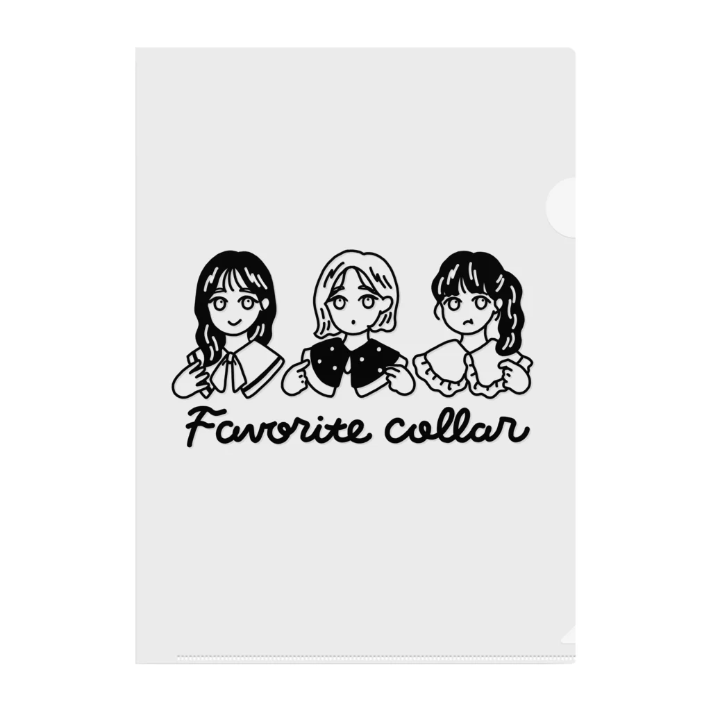 西村オコのFavorite collar Clear File Folder