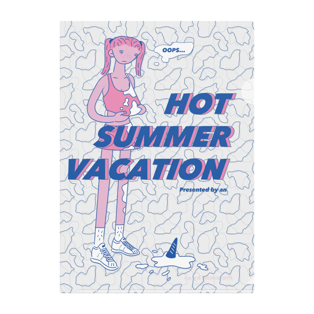 a nのHOT SUMMER Clearfile Clear File Folder