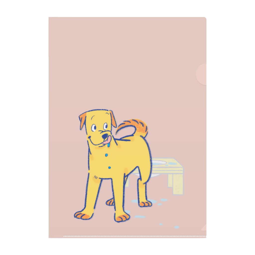 水分補給 コハルビヨリ イラスト 似顔絵 Koharubiyori のクリアファイル通販 Suzuri スズリ