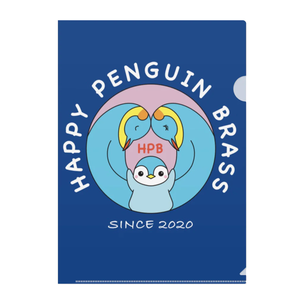Happy Penguin 🐧のHPBロゴ(両面) クリアファイル