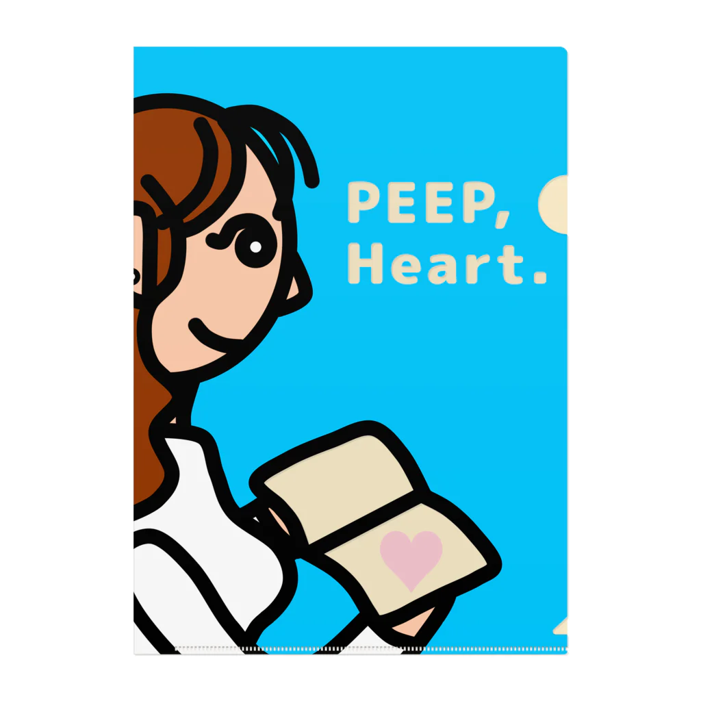 KANAMI_n_creationのPEEP,Heart. クリアファイル