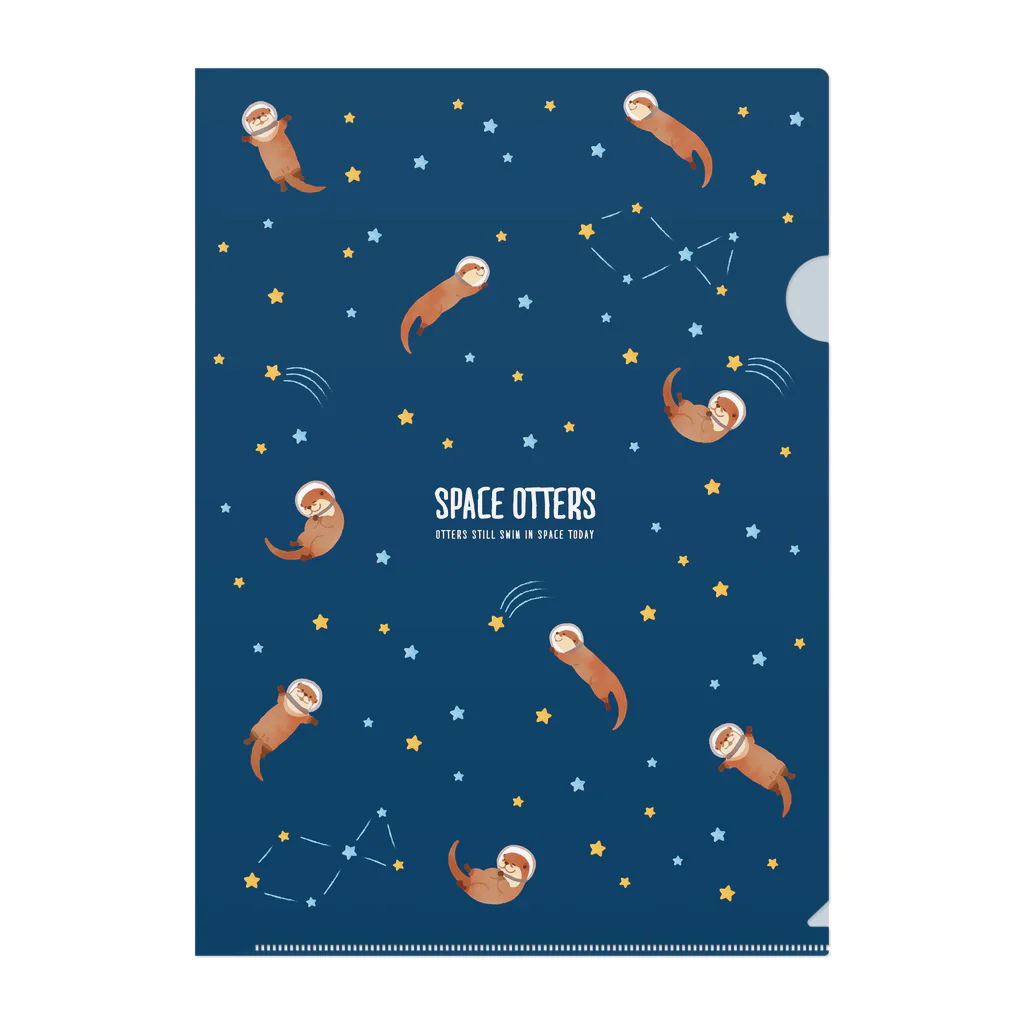 カワウソとフルーツのスペースカワウソ Clear File Folder