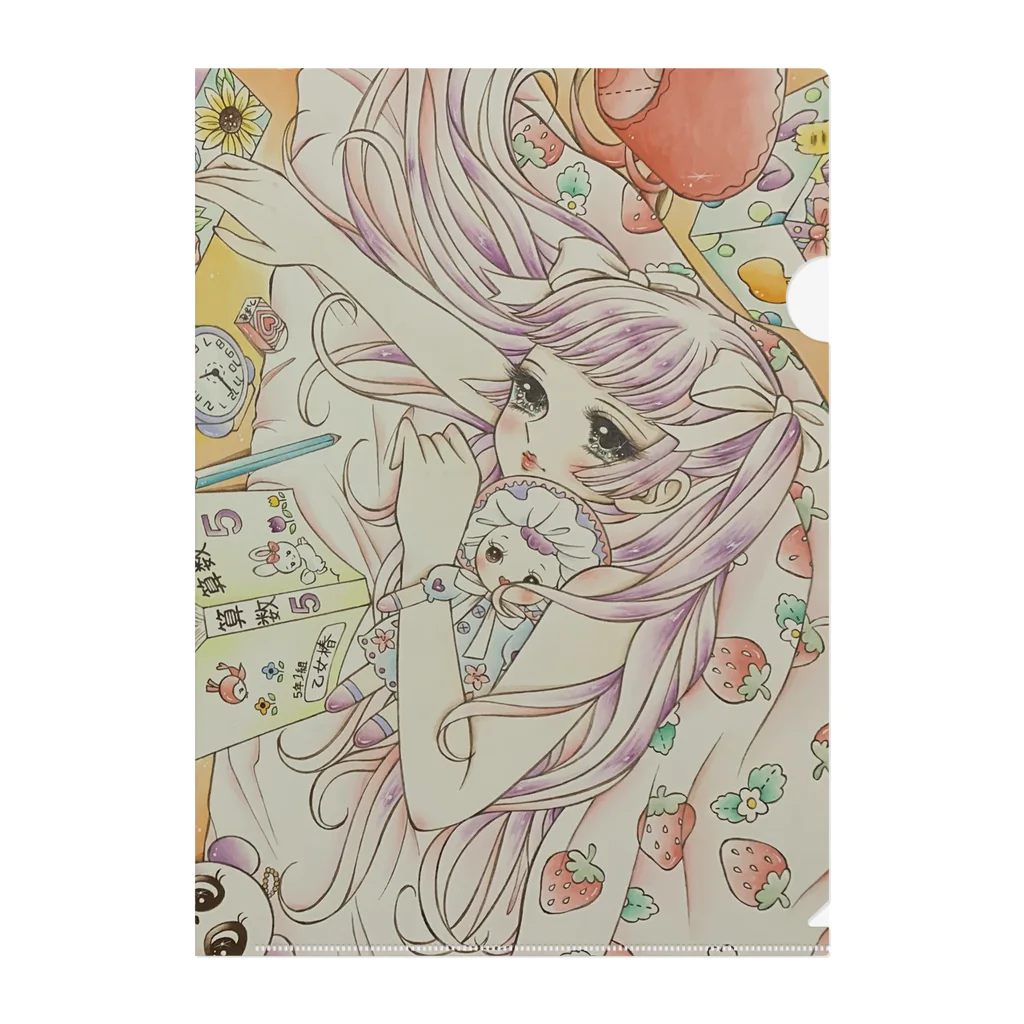 乙女椿の布団が恋しい🤍 Clear File Folder