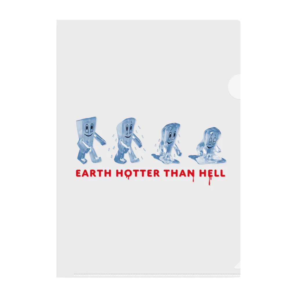 TOVIO and TOURUMAN のEARTH HOTTER THAN HELL クリアファイル