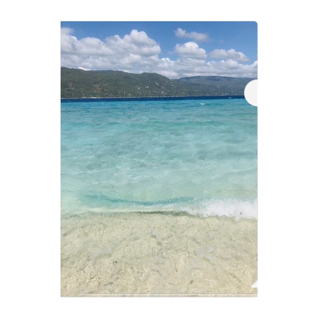 青空と山と海と Clear File Folder By クローム Krm Suzuri