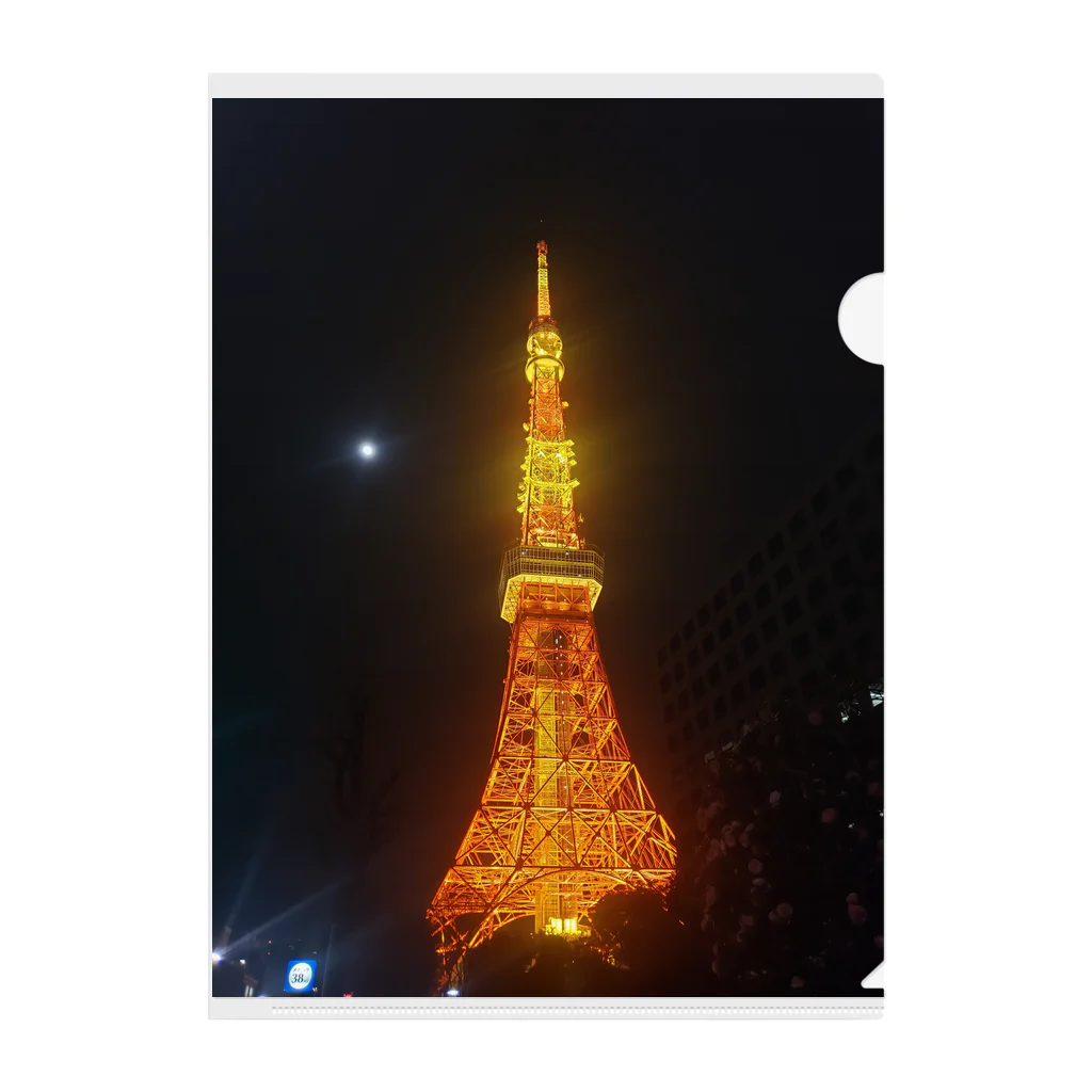 shumoreの2021/3/27/東京Tower Clear File Folder