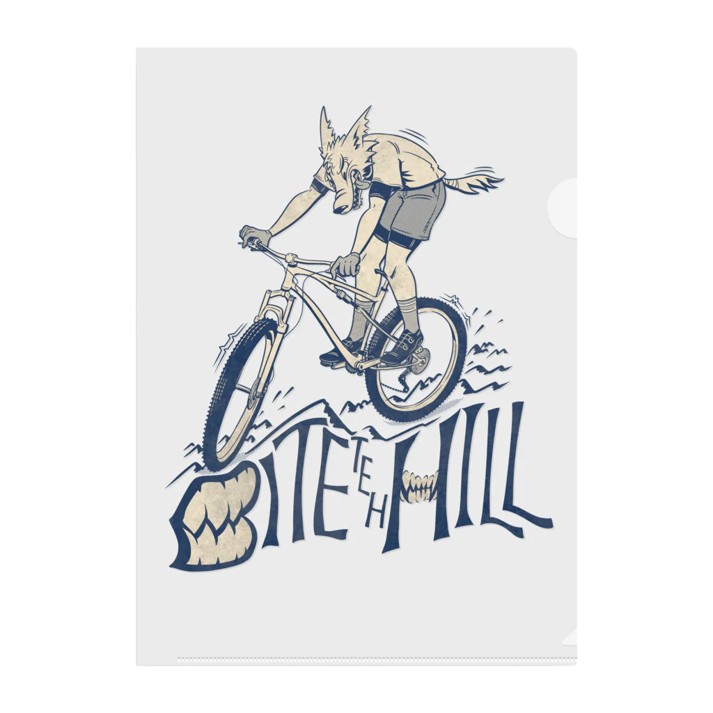 nidan-illustrationの"BITE the HILL" Clear File Folder