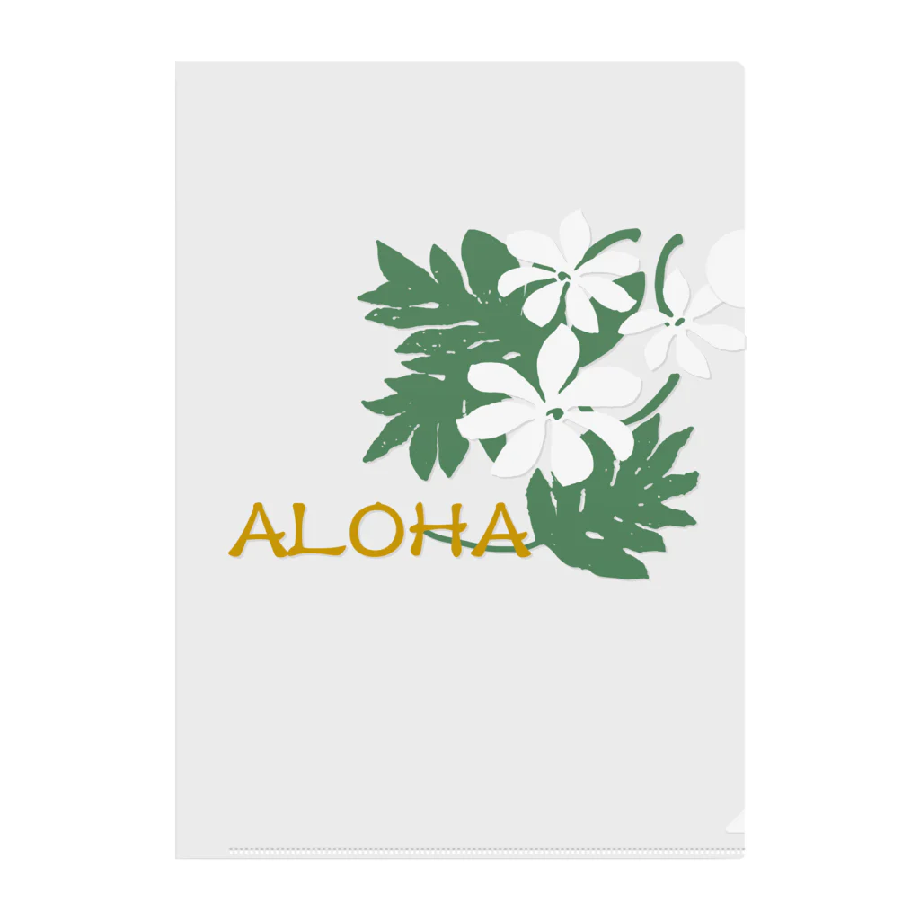 虹屋のALOHA-ティアレ Clear File Folder