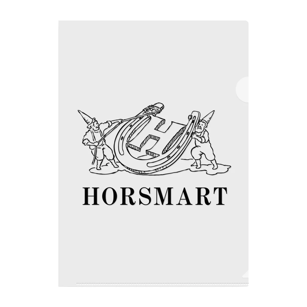 HORSMART公式ショップの色選べます『HORSMARTオリジナル商品』 クリアファイル